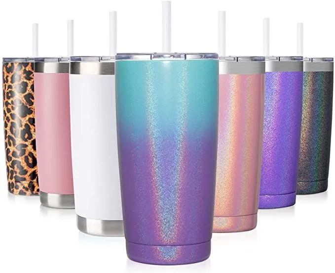 ढक्कन के साथ स्टेनलेस स्टील मग