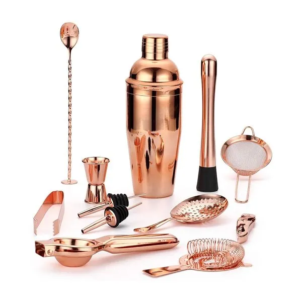 Copper Cocktail Shaker Kit