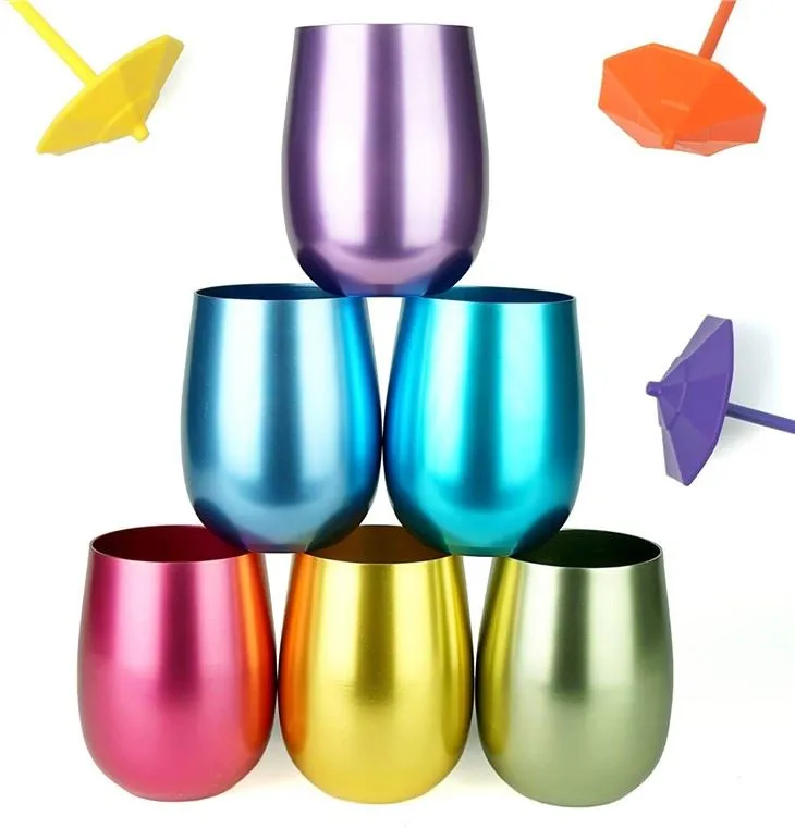 पुन: प्रयोज्य शैटरप्रूफ अंडे के आकार का एल्यूमीनियम कप