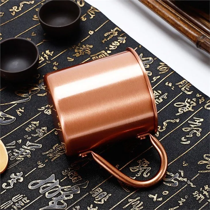 गुलाब सोना अच्छा पुराना मास्को खच्चर मग