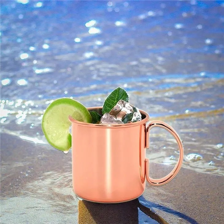 copper moscow mule glasses
