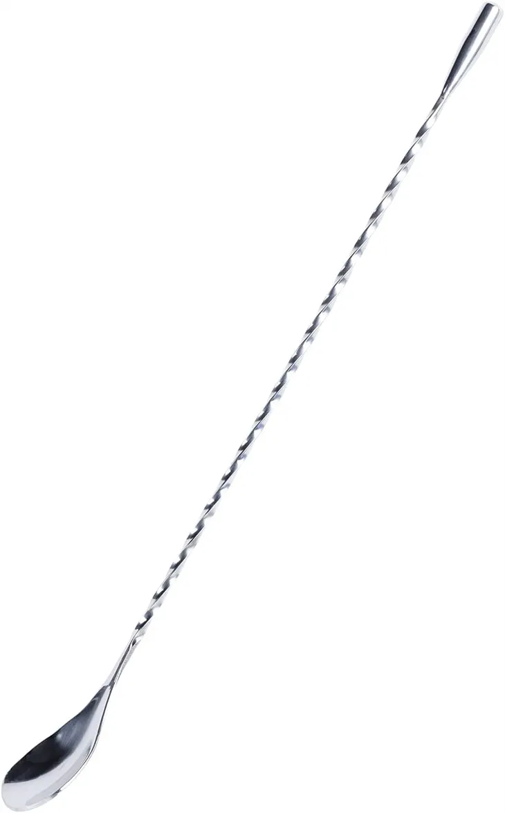 स्टेनलेस स्टील कॉकटेल मिश्रण चम्मच