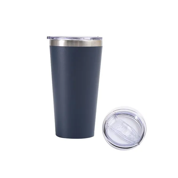 ढक्कन के साथ स्टील मग